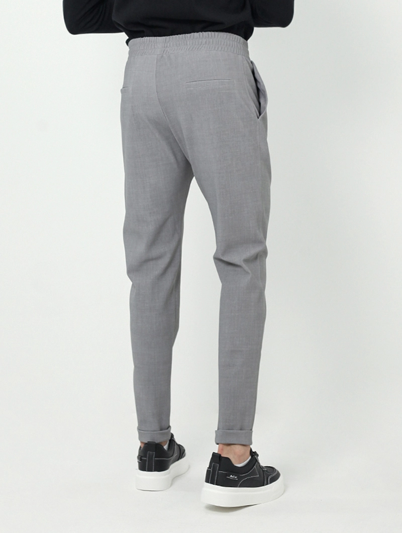 Pantalon chino slim ceinture élastiquée